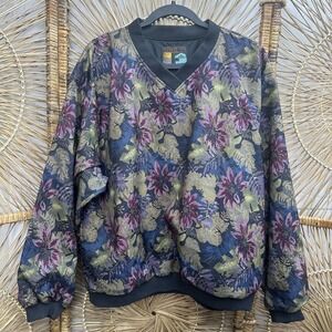 Vintage Forrester's Outerwear Pullover Golf Windbreaker Apparel Size Large